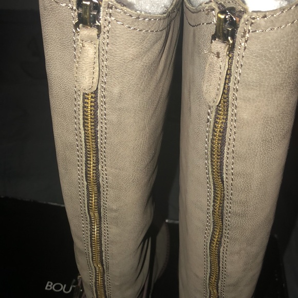 NWB boutique 9 tandem nubuck tall riding boot  leather upper size 10 new w box - Picture 6 of 17